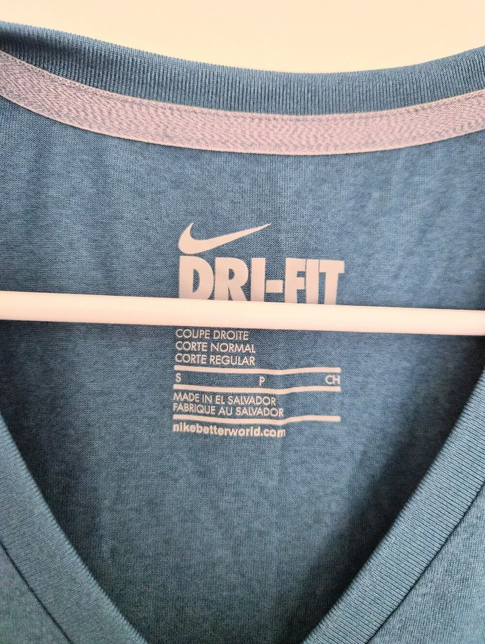Nike Dri-Fit Blue Green Tee Shirt Tshirt Top